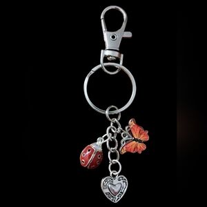 Hand Crafted Red Bag Charm/Key Chain